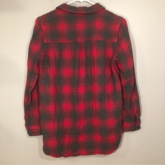 Madewell Plaid Flannel Long Sleeve Button Down Shirt  Small - Picture 2 of 7